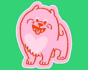 Fluffy Boi vinyl sticker