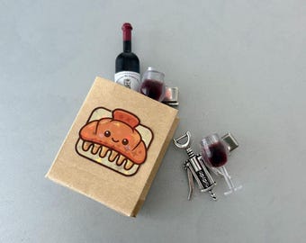 Sip Happens – Wine & Glasses Hair Clip Set