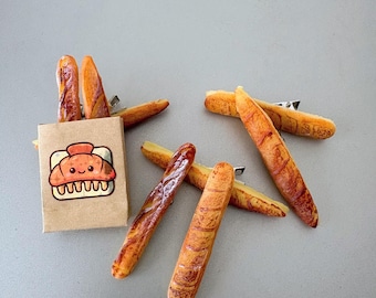Mini Baguette Hair Clip Set