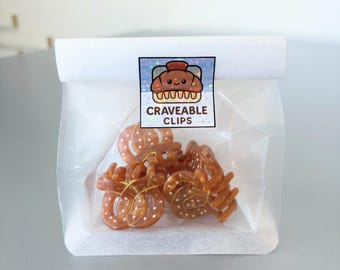 Mini Pretzel Hair Clip Set