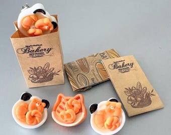 Bready or Not – Panda & Corgi Plate Pastry Hair Clip