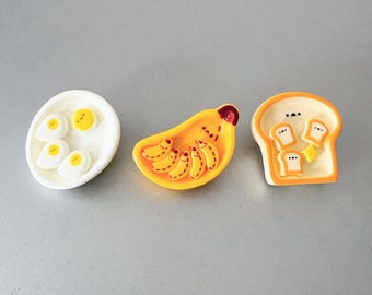 The Breakfast Club – Kawaii Resin Hair Clip Set