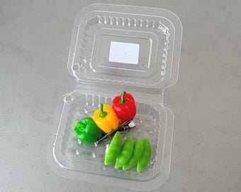 Mini Market Fresh – Veggie Hair Clip Set