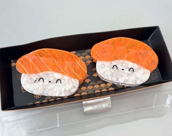 Salmon Nigiri Hair Claw Set