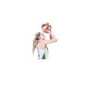 WNBA Paige Bueckers Dallas Wings Sticker - Kiss-Cut Decal for Laptop, Water Bottle, Locker - Basketball Sports Fan Gift, Team Merchandise,
