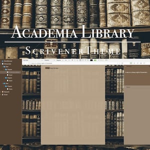 Academia Library Scrivener Theme