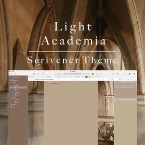 Light Academia Scrivener Theme
