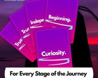 Journey Messages Oracle Deck – 55 Pocket-Sized Shadow Work Cards for Healing, Self-Discovery, Clarity & Inner Growth