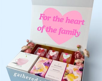 Gift Set for Mom, Wife, Grandma, Nana  – Tea, Café Cup, Gourmet Sweets