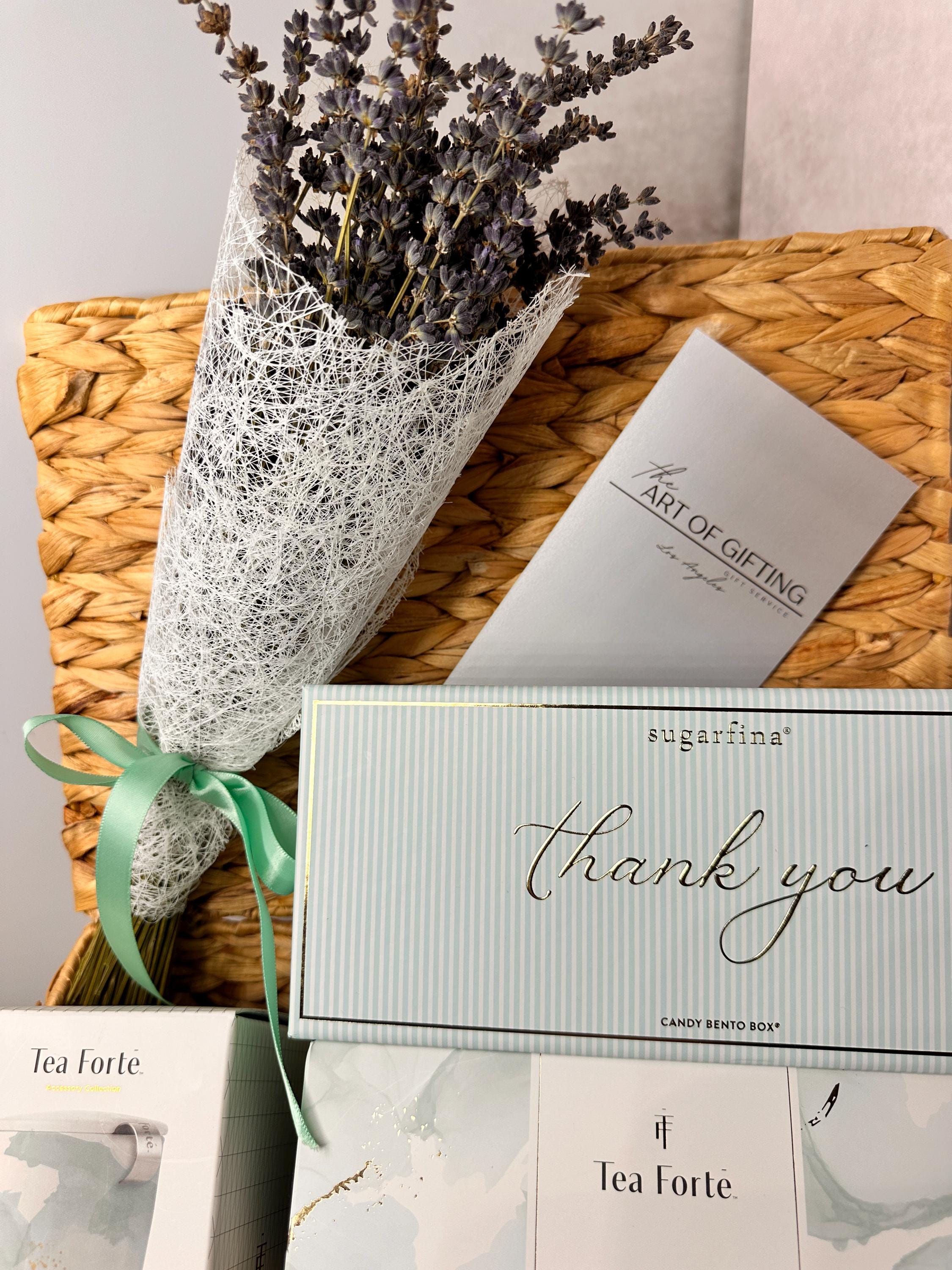 Thank You Appreciation Gift Box- Organic Tea and Candy Gift Basket - Etsy