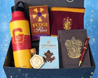 Harry Potter Gift Box – Magical Gift Set for Fans | Gryffindor Inspired Box | Wizard Gift | Birthday Gift Idea