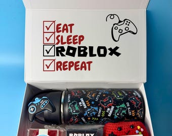 Caja de regalo de graduación de Roblox para niños