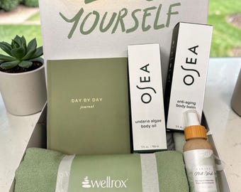 Self Care Body and Mind Gift Box for Women – Luxury Wellness Spa Basket, Yoga Lover Gift