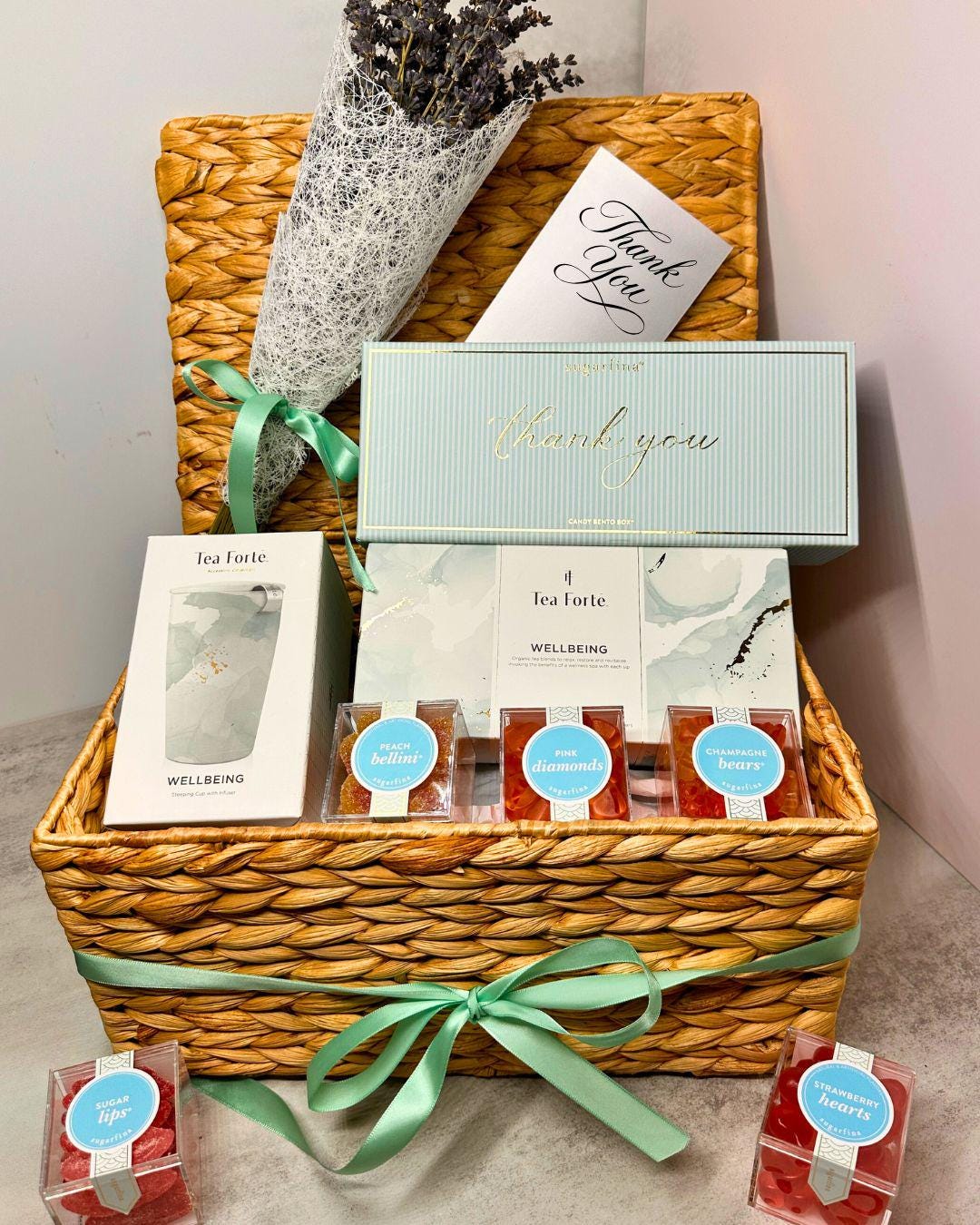 Thank You Appreciation Gift Box- Organic Tea and Candy Gift Basket - Etsy
