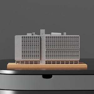 Modello di appartamento in cemento marsigliese: regalo di architettura Le Corbusier