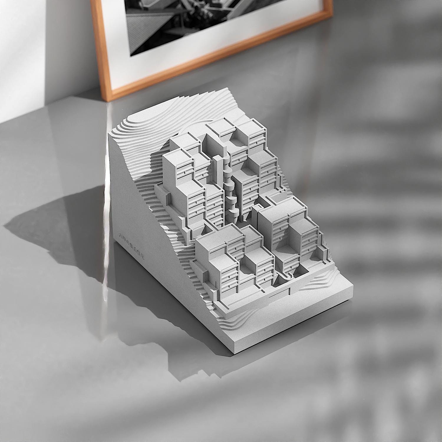 Rokko Housing Cement Model – Tadao Ando Inspired Desk Decor - Etsy