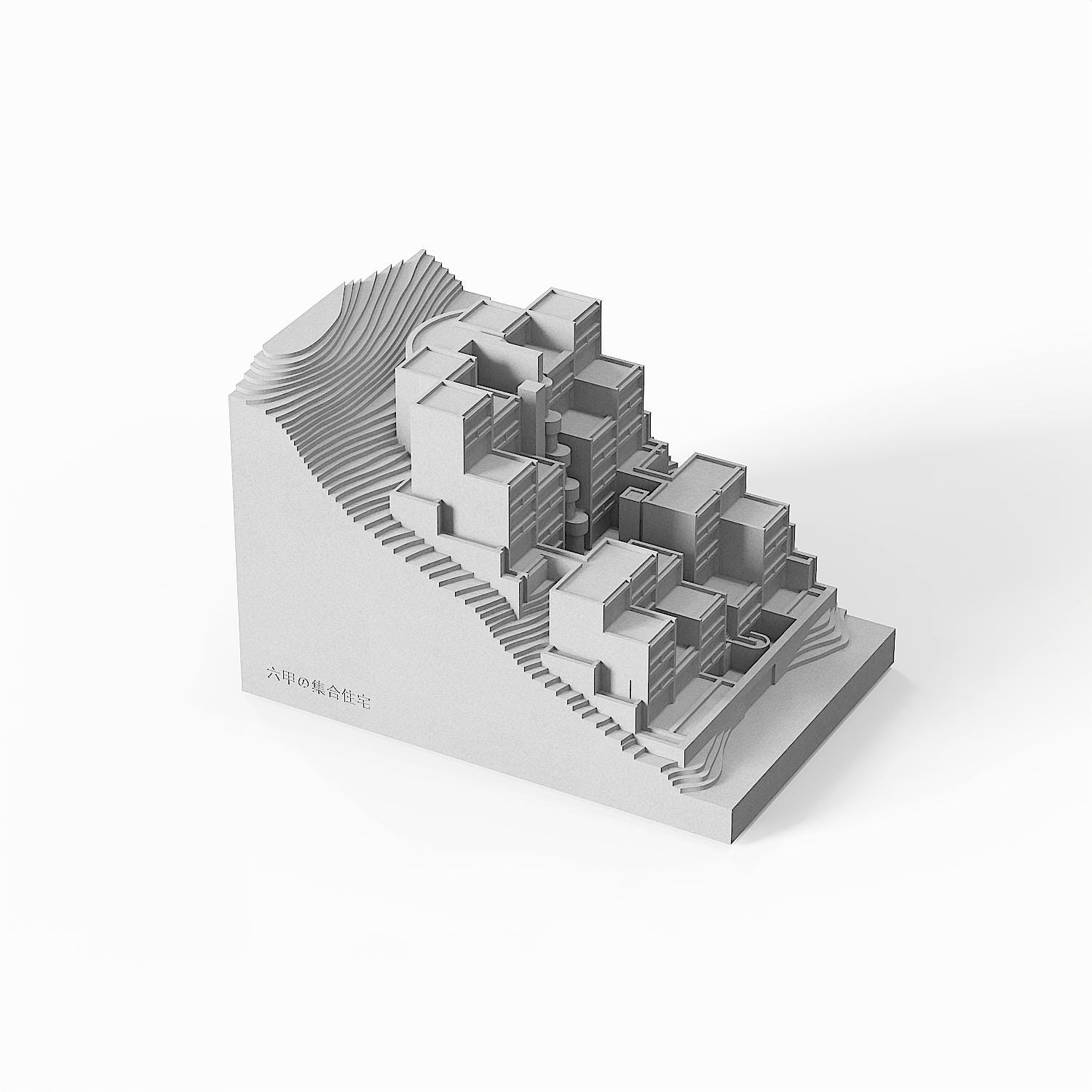 Rokko Housing Cement Model – Tadao Ando Inspired Desk Decor - Etsy