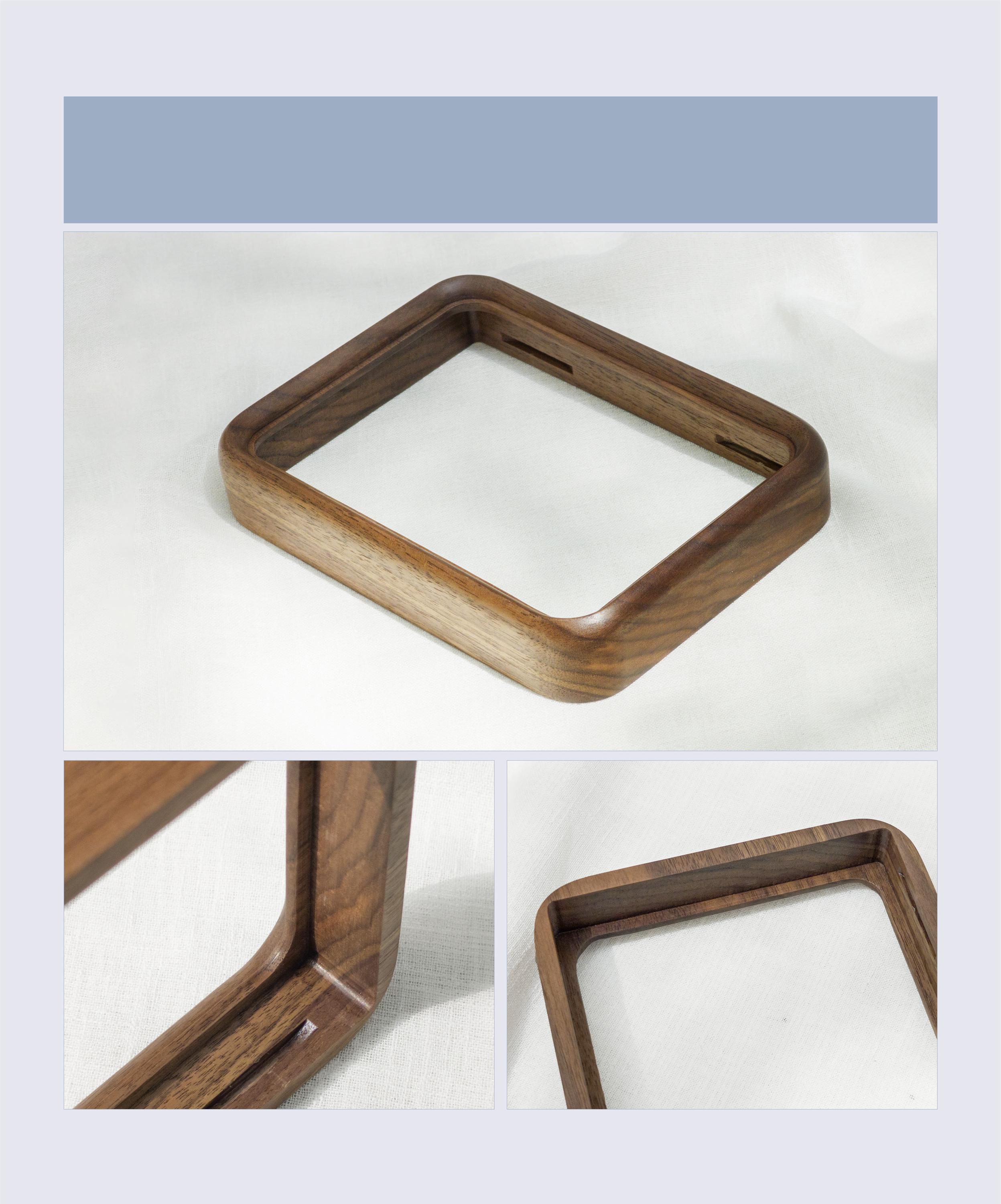 Curated visual reference: Exotic Wood Tablet Case Reference: Wooden Ipad Frame Tablet Display Wall Mount Desk Stand Walnut
