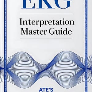 EKG Interpretation Nursing Guide | NCLEX Med-Surg Study Tool | Instant Digital Download
