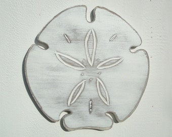 Pick your Size wood sand dollar wall art
