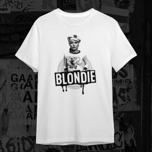 Vintage Blondie - Debbie Harry Graphic Tee, Punk Rock Style shirt, Rock Icon Popeye t-shirt