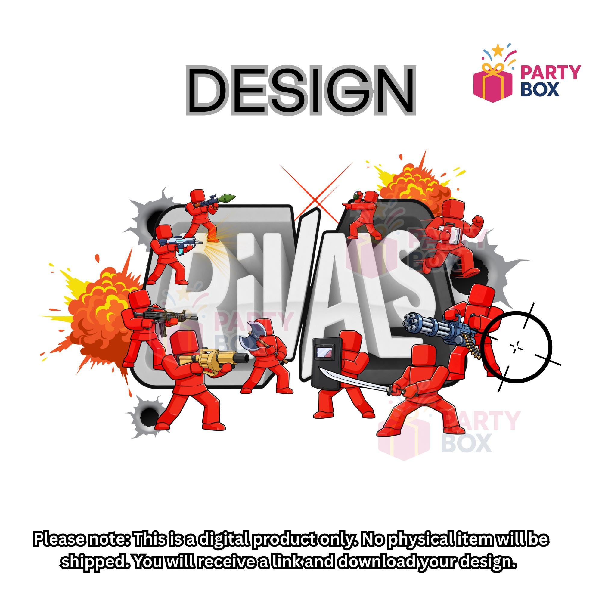 Bundle Roblox Rivals 3 PNG | Sublimation | Sticker Print | Instant ...