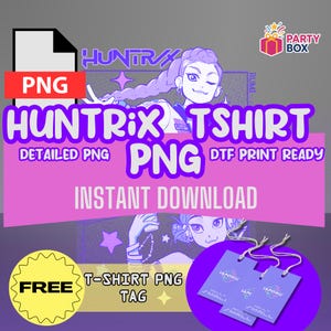 Huntrix - K-Pop Girls inspiriert PNG Clipart (hochauflösender digitaler Download), Huntrix süße png