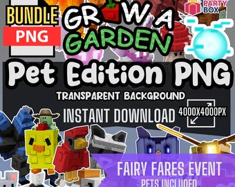Wydarzenie „Grow a Garden” z aktualizacją wróżek – edycja dla zwierząt PNG Clipart