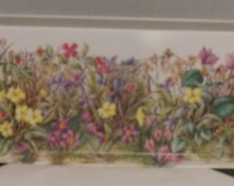 Labrazel Melamine Rectangular Floral Flowers Tray Italy  Spring Time Summer