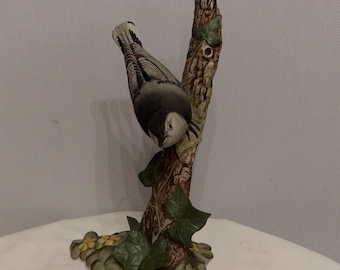 Boehm Nuthatch Porcelain Bird Figure 469 No Chips