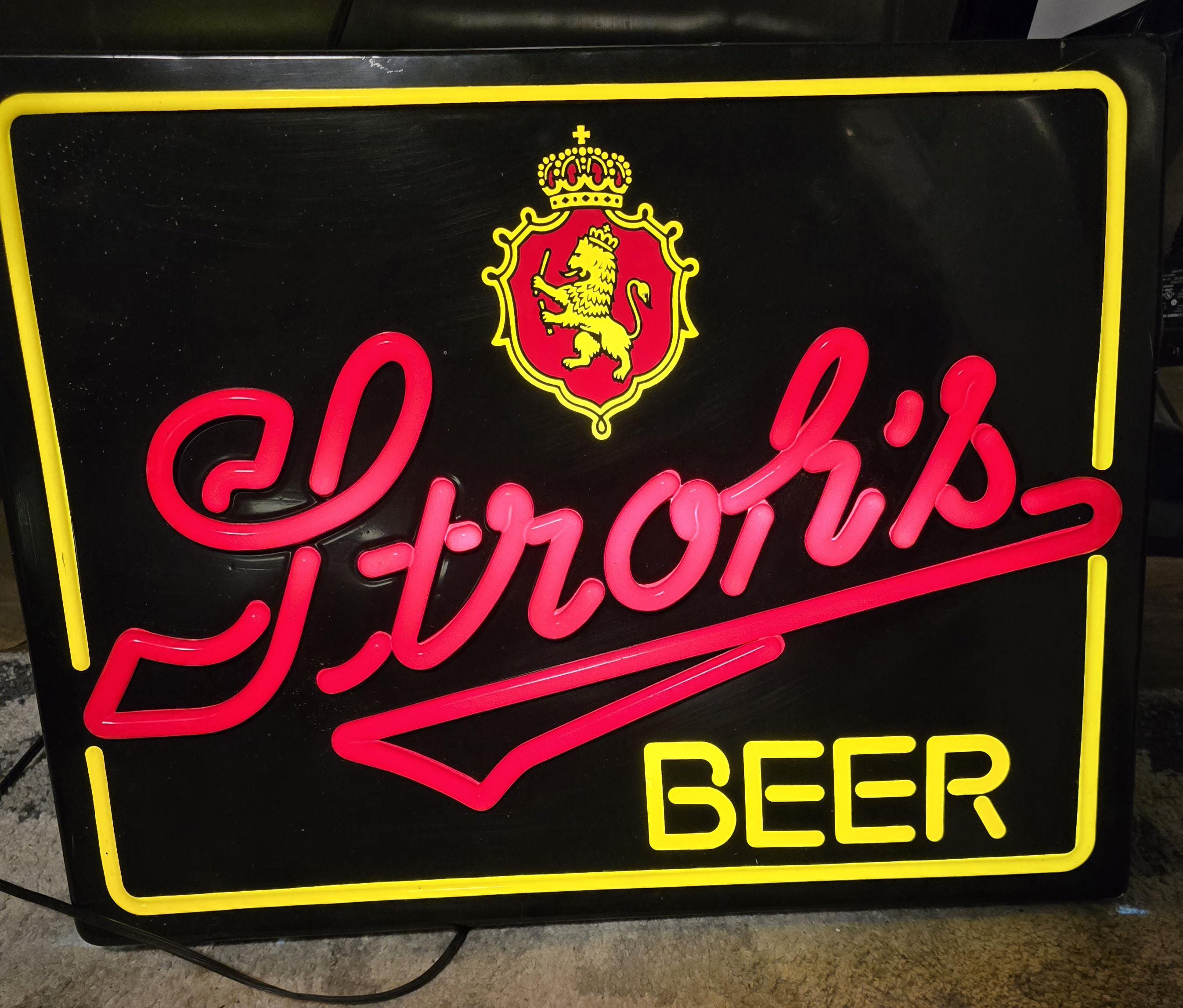 Strohs Beer Sign - Etsy