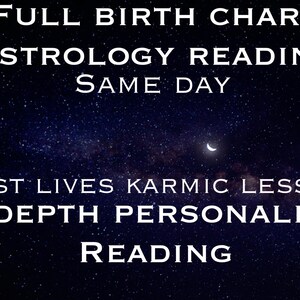Astrologiekaart lezen van meerdere pagina's, diepgaand lezen van geboortehoroscoop, volledige analyse van de geboortehoroscoop, vorige levens, karmische lessen, kaart van je leven