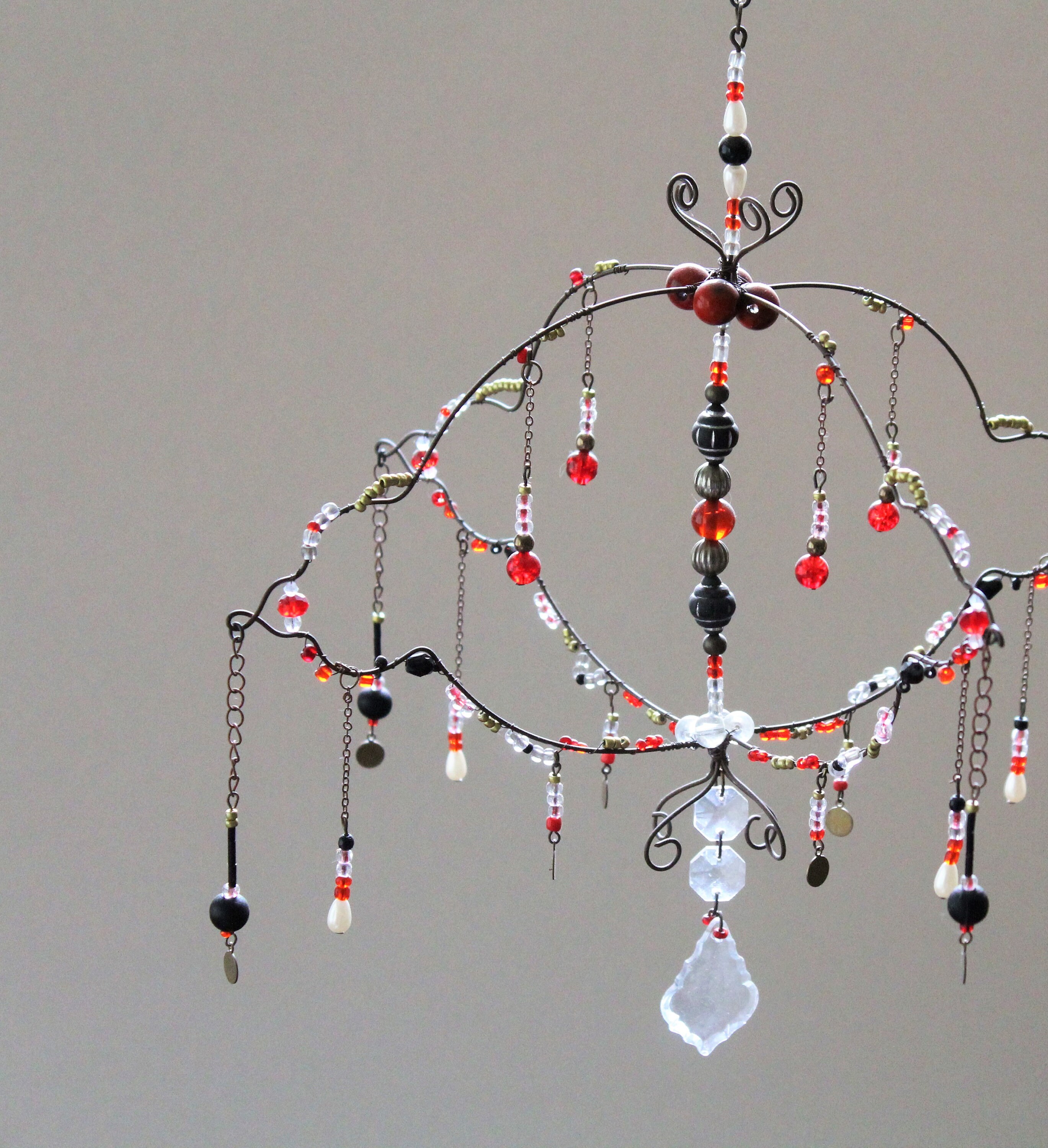 Boho Chic Suncatcher Chandelier for Boutique Style Living Spaces, Indie ...