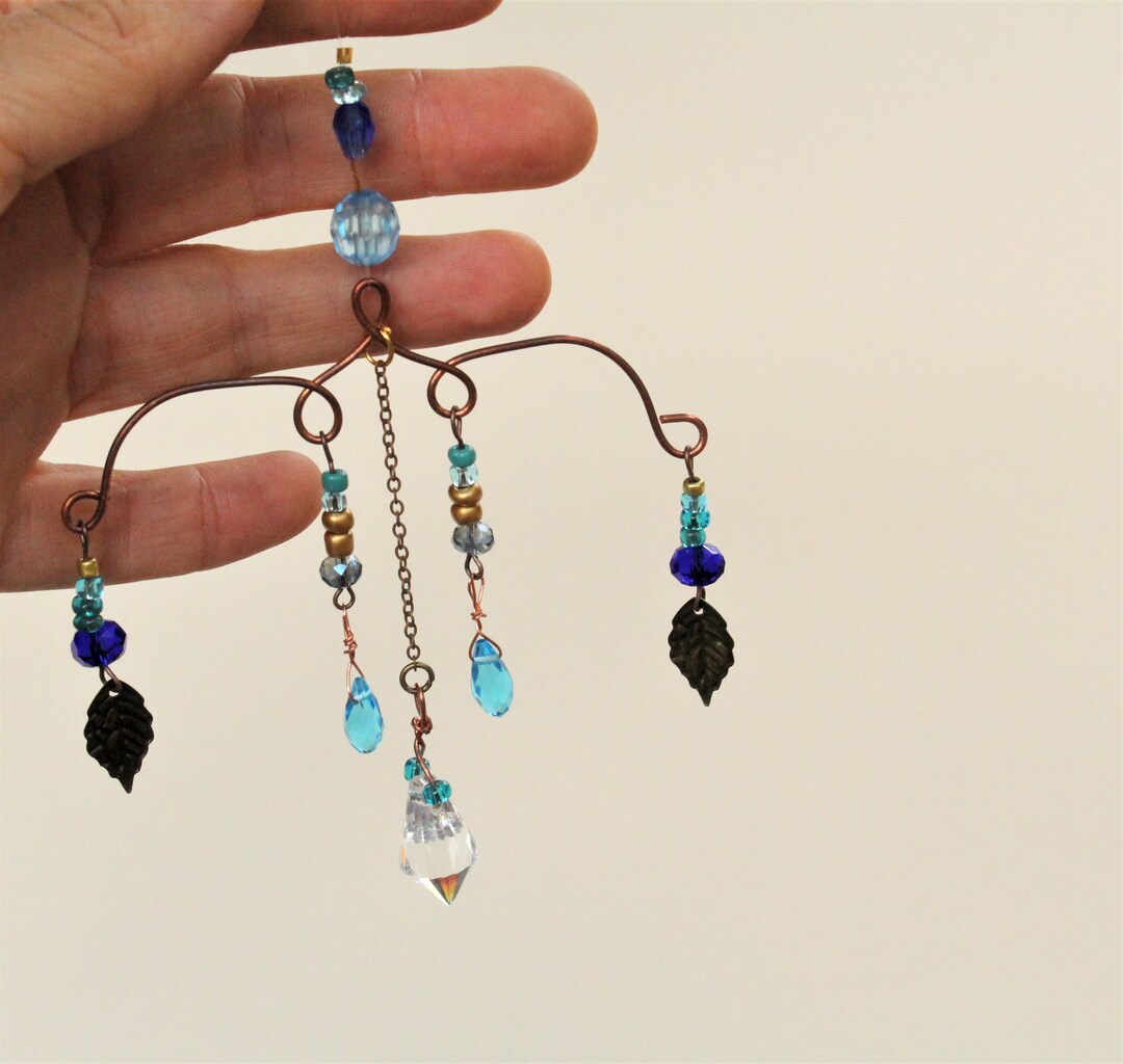 Little Suncatcher Charm Miniature Hanging Crystal Prism Cute Etsy