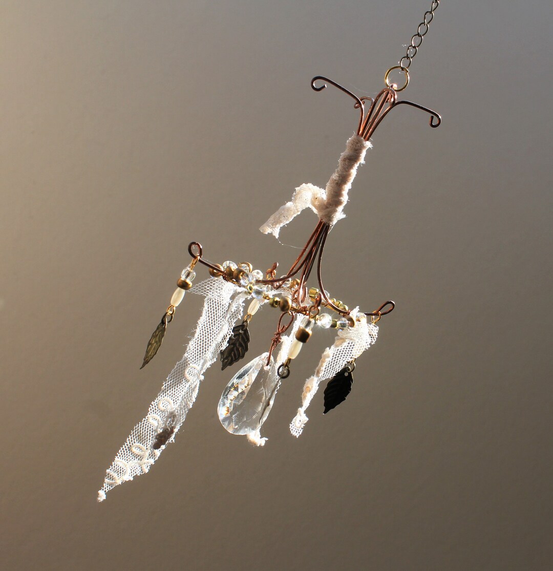 Crystal Chandelier Petite Suncatcher for Coquette Room Decor, Elegant ...