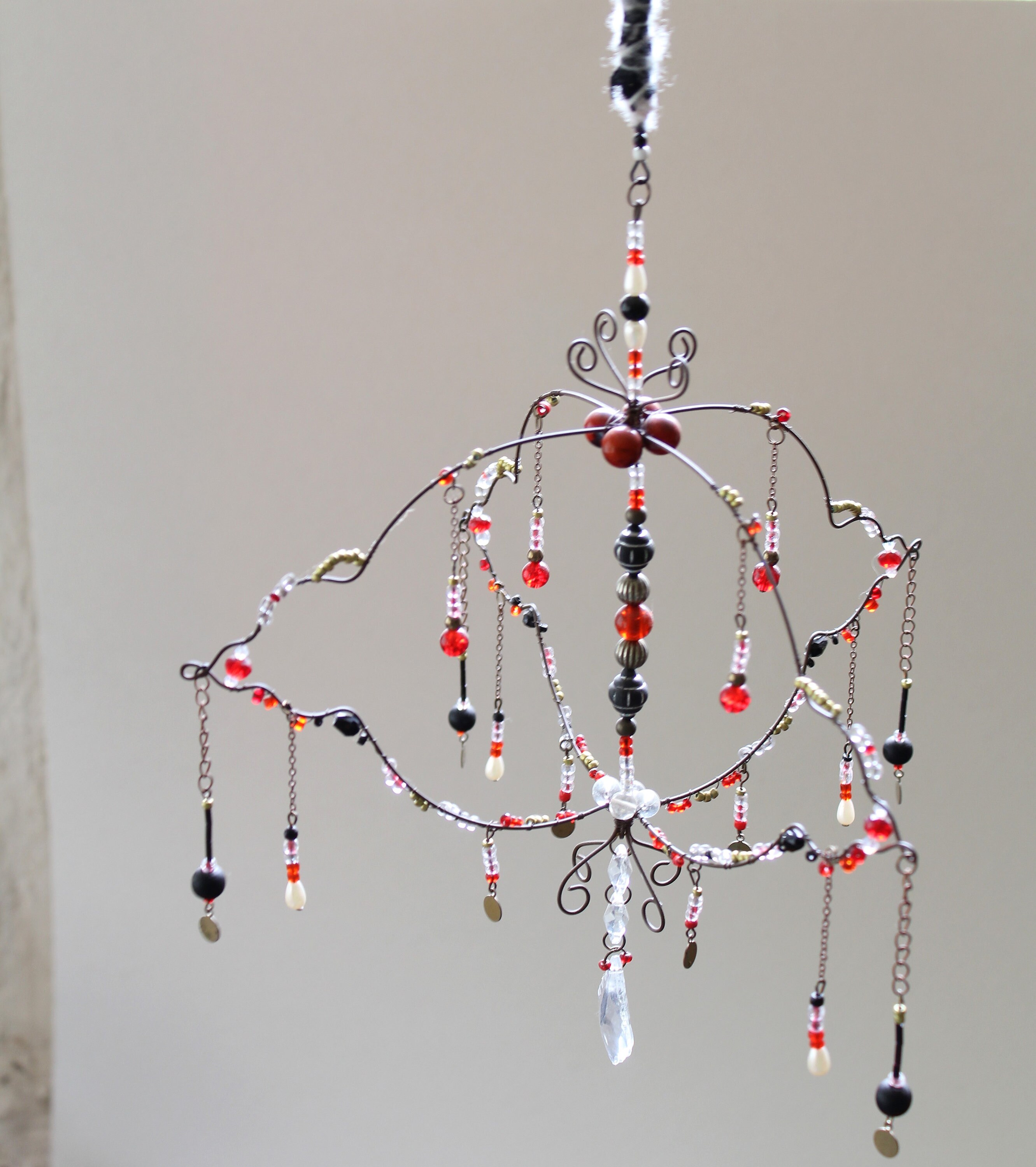 Boho Chic Suncatcher Chandelier for Boutique Style Living Spaces, Indie ...