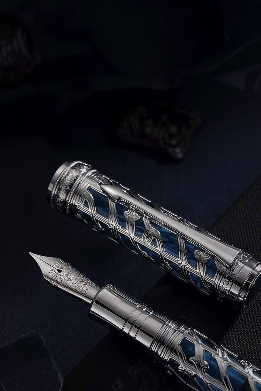 Waterman silver pen - Etsy 日本