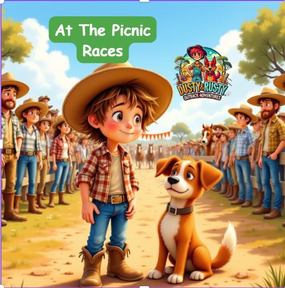 Dusty & Rusty at the Picnic Races. Kids Storybook - Etsy