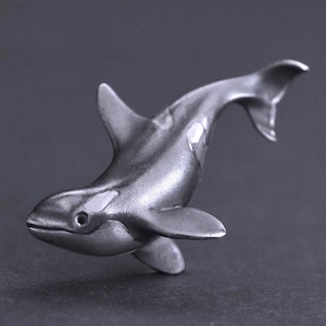 Orca Sterling Silver Pendant Orca Whale Jewelry