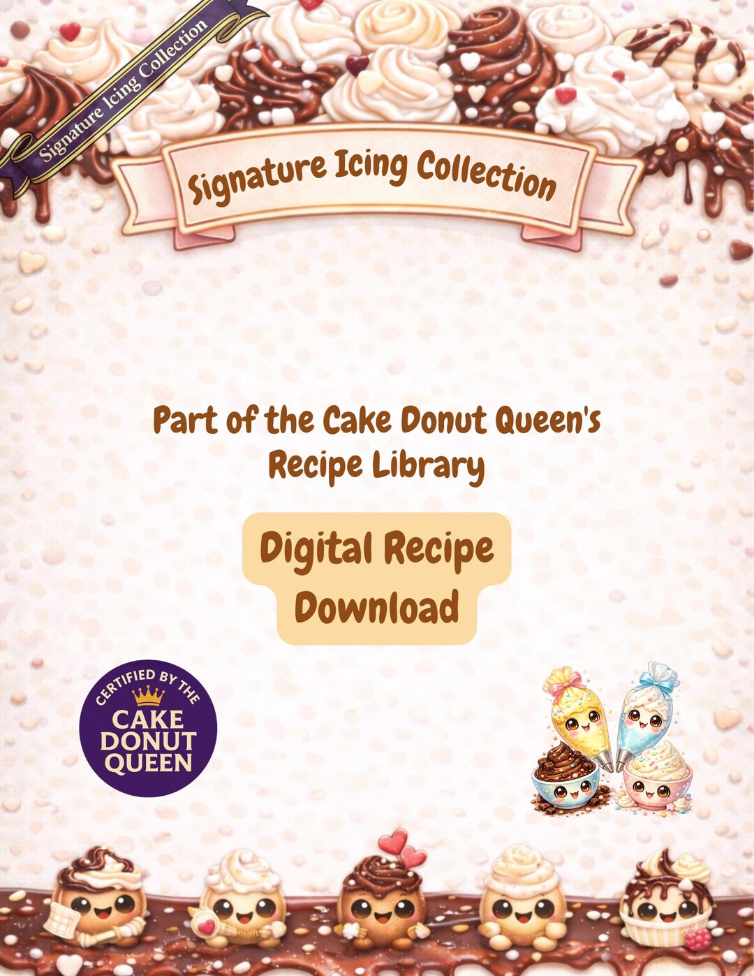 Signature Icing Collection | Bakery Style Cake Donut Icing Recipes ...