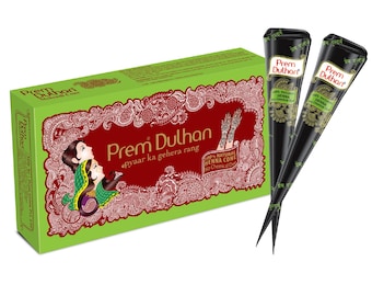 Natural Henna Cones for Mehndi Body Art | Ready-to-Use Organic Tattoo Paste