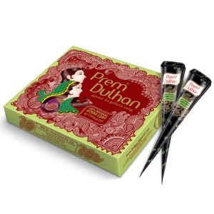 Natural Organic Made Henna Cones- Ready to use mehndi cones temporary tattoo Weddings, Diwali, Eid, Parties, Baby Showers, Freckles 12 Cones