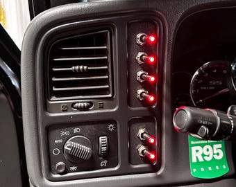 Toggle Switch Panel Chevy Silverado / Sierra  / Tahoe / Suburban GMT800 4 hole