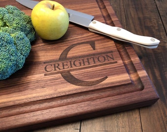 Large Custom Cutting Board Butcher Block, Brisket Board, Charcuterie Board, Personalized Gift, Wedding Gift, Cooking Gift, Grilling Gift