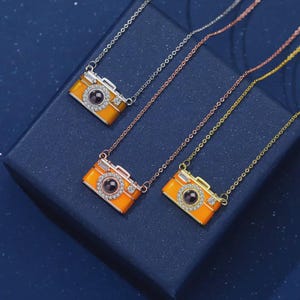 Custom Projection Camera Necklace – Hidden Photo Jewelry Gift