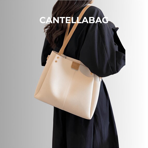 PU Leather Tote Bag: Large Capacity Shoulder Bag With  display picture 3