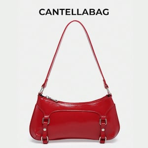 Balletcore Baguette Bag: Retro Bow Shoulder Purse