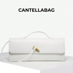 Retro Angola Red Woven Clutch: Faux Leather Crossbody Bag