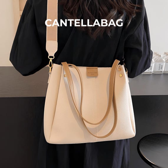 PU Leather Large Capacity Tote Bag with Shoulder Strap Backpack Women PU Large Capacity Bowknot Tote Bag Shoulder Commute  main image 4