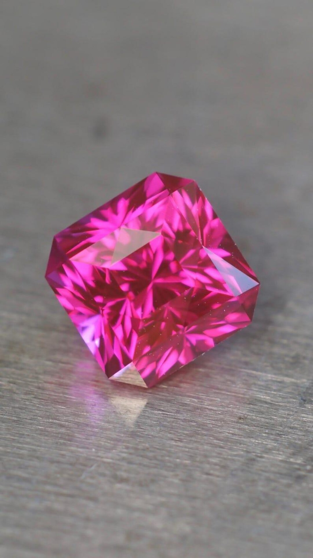 A+ Natural GIE Certified 9.80 Ct Pink Sapphire Asscher Cut Loose ...